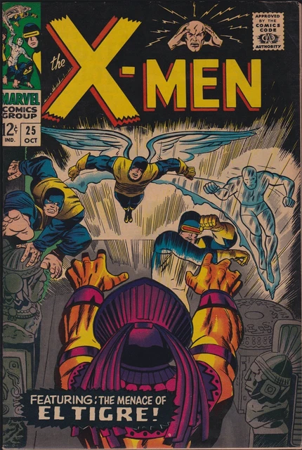 Marvel Comics X-MEN #25 First El Tigre Appearance 1966 FN/VF!