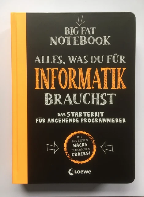 BIG FAT NOTEBOOK Alles, was du für Informatik brauchst --- TOP EUR 8,00 ...