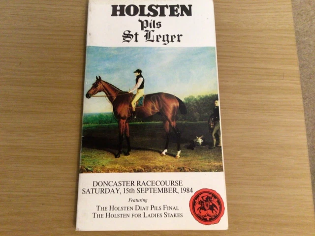 Lester Piggott,s Comanche Run,1984 St Leger winning official race card +L Cumani Lester Piggott,s Comanche Run,1984 St Leger winning official race card +L Cumani