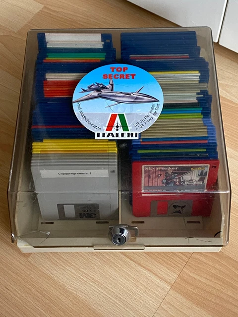 Amiga, Commodore ca.100 D'Occasion 3,5 " Disquettes Avec Boite , #45 23