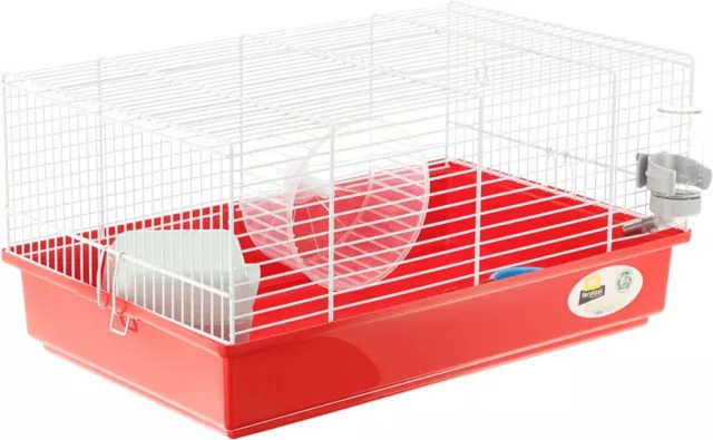 Ferplast Hamster Cage CRICETI 9 Plastc Small Pet Cage Accessories Included, Cag