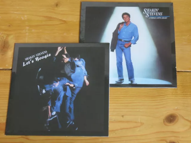 2 x NEW Shakin' Stevens CD bundle - Let's Boogie & A Whole Lotta Shaky (1987/88)