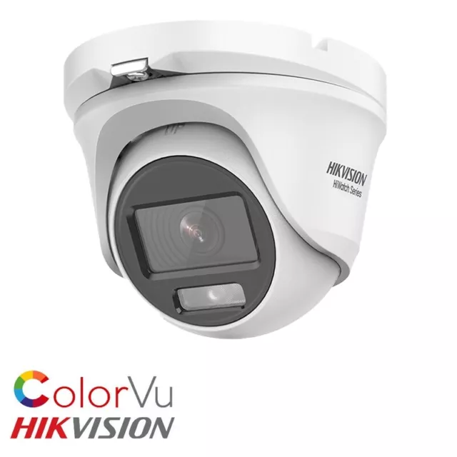 Telecamera Hikvision Dome Colorvu Ahd 2 Mpx Visione A Colori Di Notte