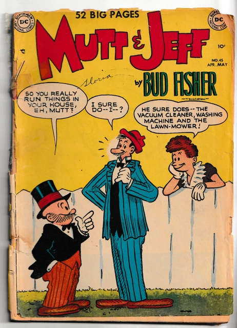 Mutt and Jeff (1950) #45, FR, Very Old Golden Age DC! COOL!