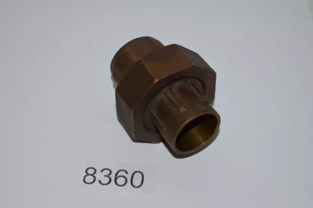 Brass Copper Sweat Tube Union Sweat On Union 1" Mueller  A3013 3