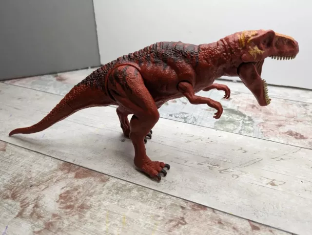 Jurassic World Roarivores Metriacanthosaurus Red Figure With Sounds Toy 13” 2017