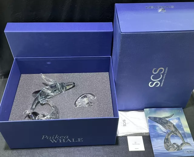 NEW IN BOX Swarovski Crystal 1095228 Annual Ed 2012 Whale Paikea