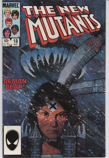New Mutants #18 1st Appearance Warlock Marvel Comics Sienkiewicz 1984 VF/NM