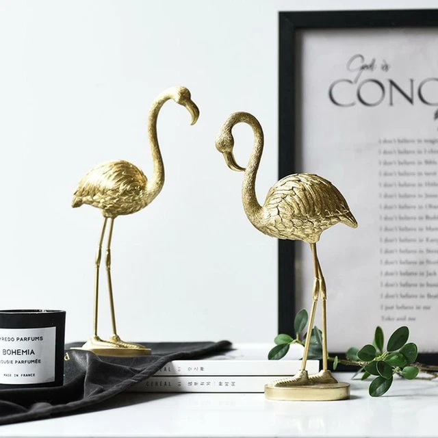 Flamingo Figurine Statue Sculpture Artisanat Maison Salon Meuble TV Décor