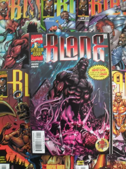 BLADE # 1 2 3 4 5 6 SET Bart Sears 1999 Vampire Slayer MCU Unread Marvel Comics