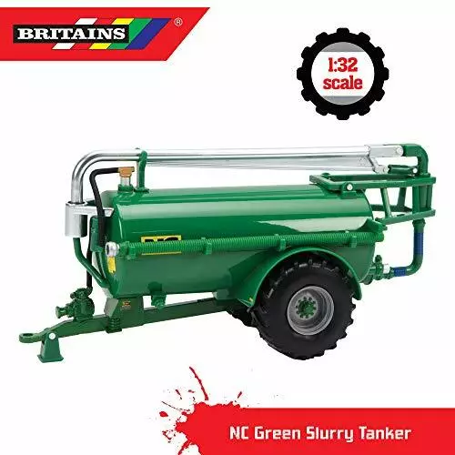 Britains 43253 NC Slurry Tanker Roadside Green, Collectable Children, Tractor 2