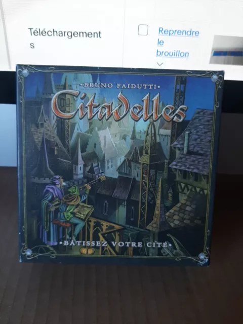 Jeu Citadelles Bâtissez Votre Cité Cartes Quartiers De La Ville