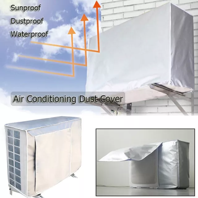Outdoor Air Conditioning Cover Waterproof Dust Cover Washing Anti-Dust Anti-Snow