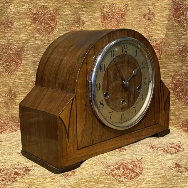 Antique *Working Whittington Westminster Chime 1930s Art Deco Mantle Clock