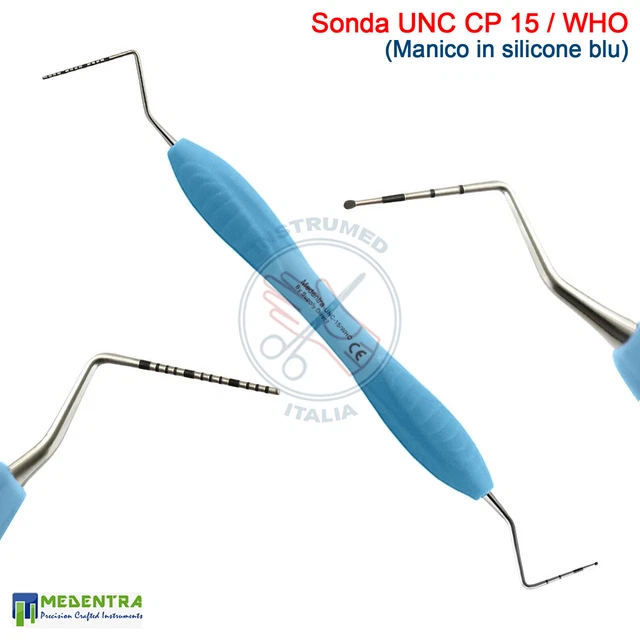 Sonda Parodontale Con Marcatura 1-15 Mm UNC 15 Jakobi Dental - Foto 3