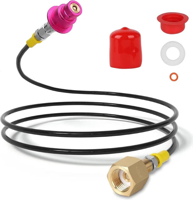 Adattatore Per Ricarica Bombola CO2 - Convertitore Da W21.8-14 A TR21-4 Per Soda, Acquari E Birra Fatta In Casa - Foto 4