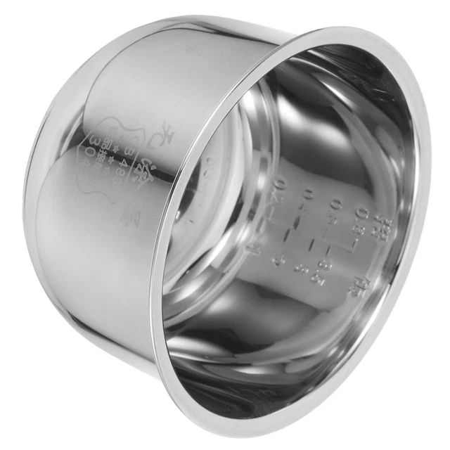 Pentola Interna Per Cuociriso - Sostituto In Acciaio Inossidabile Antiaderente - Foto 9