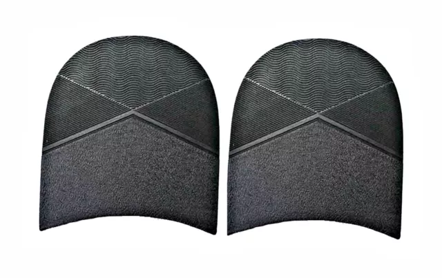 Shoe Heel Repair 6.5MM THICK rubber for  2 3/4 - 3 3/4 inch SOLD IN PAIRS