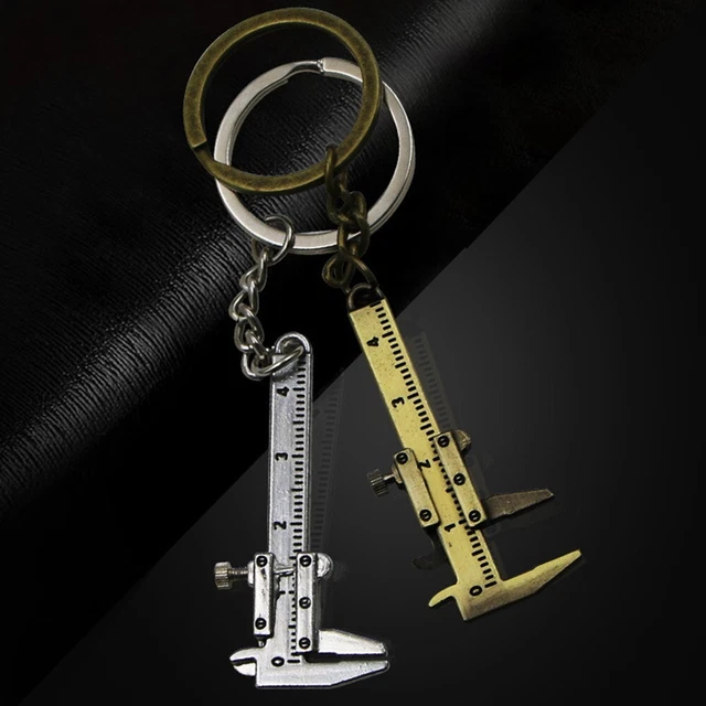 Strumento portachiavi compatto con pinza Vernier per chiave auto misura 040 mm