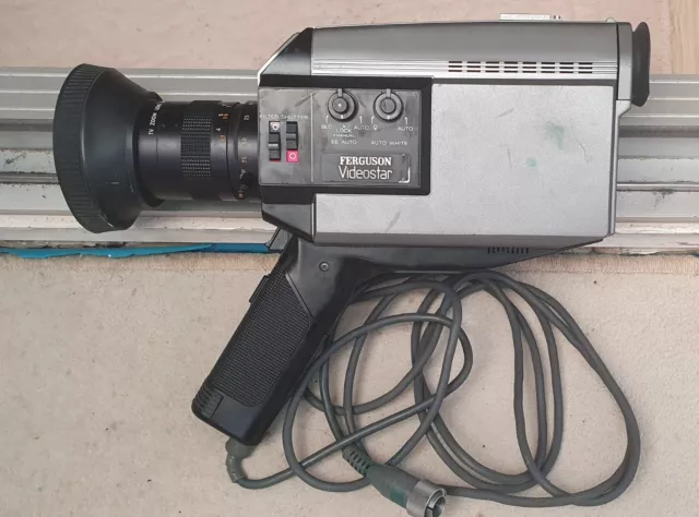 Vintage Videostar Ferguson 3V20A Colour Video Camera VHS - TV Film Prop