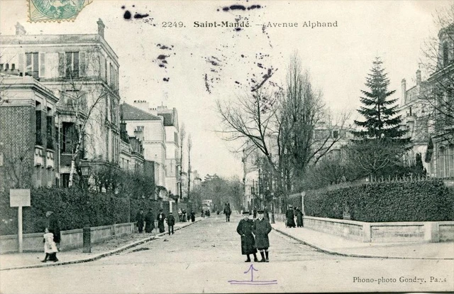 CPA 94 SAINT MANDE AVENUE ALPHAND (animated
