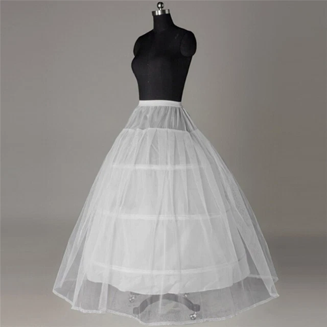 3 Hoops Petticoats for Wedding Dress Crinoline For Ball Gown  LJ.vio