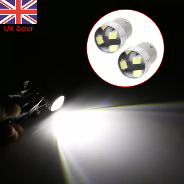 1156 BA15S P21W 6 SMD LED COB Car Reverse Turn Tail Light Bulb White Color UK