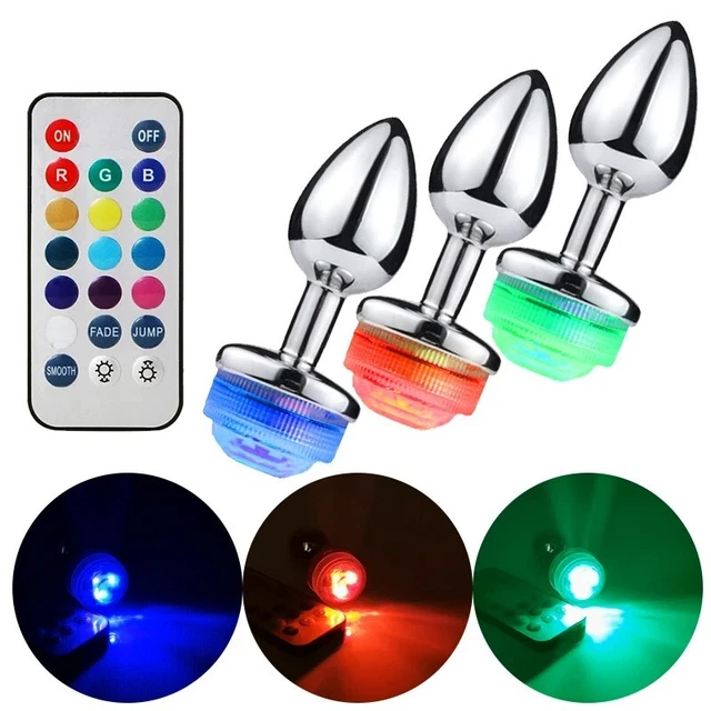 PLUG ANAL LUMINEUX avec tlcommande EUR 13,99 - PicClick FR