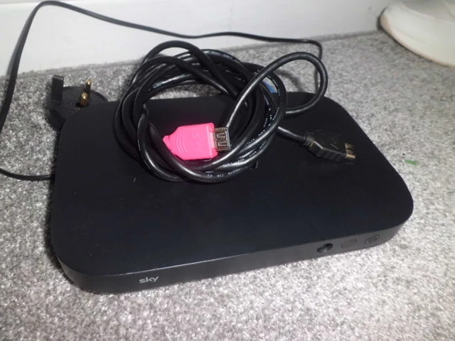 Sky Mini Box Rear SKY Q MINI Box With HDMI & Power Cable £30.04 - PicClick UK