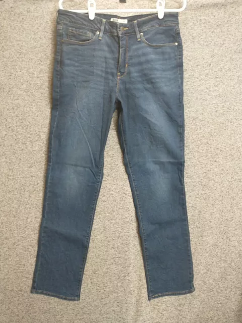 Levis Signature Jeans Womens Size 10 Straight Totally Shaping Blue Denim