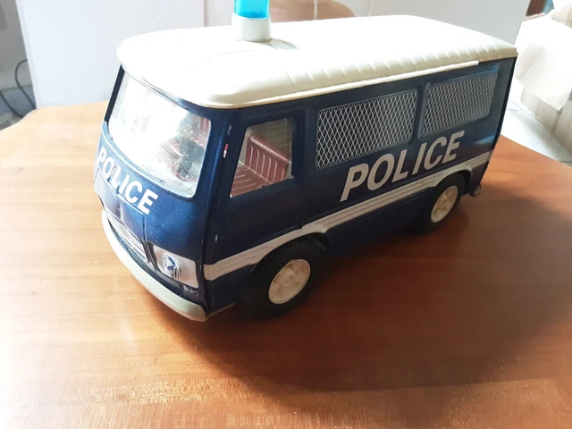 Cabriolet Police FJ France - Jouet à Friction En Tôle - Vintage Années 50/60 - Fonctionne
