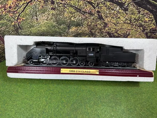Atlas Editions  OBB 214 CLASS  Static Locomotive on Plinth.
