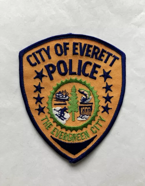 Obsolete City of Everett Police patch, Washington