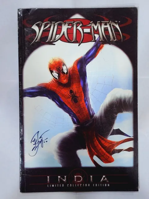 Spider-Man India 1st Pavitr collector edition sign Spiderverse movie w/2 poster