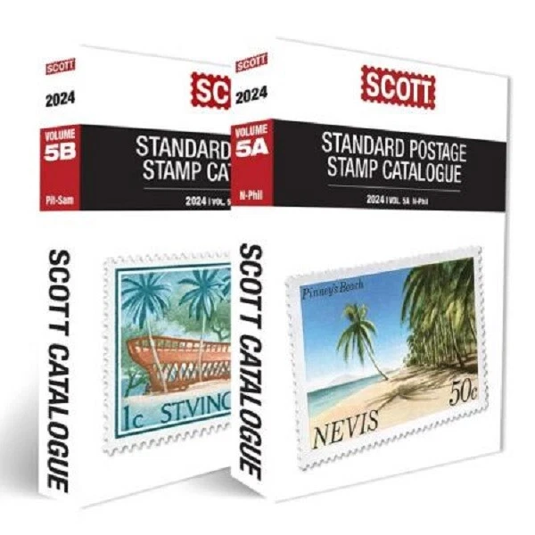 2024 NEW SCOTT Standard Postage Stamp Catalogue Vol. 5 Countries NSam