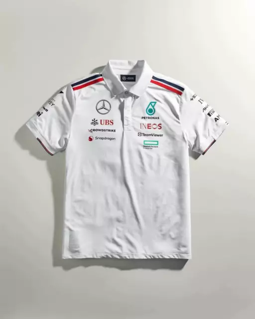 2024 Mercedes AMG Petronas Racing F1 Polo T-Shirt Formula One | S-5XL