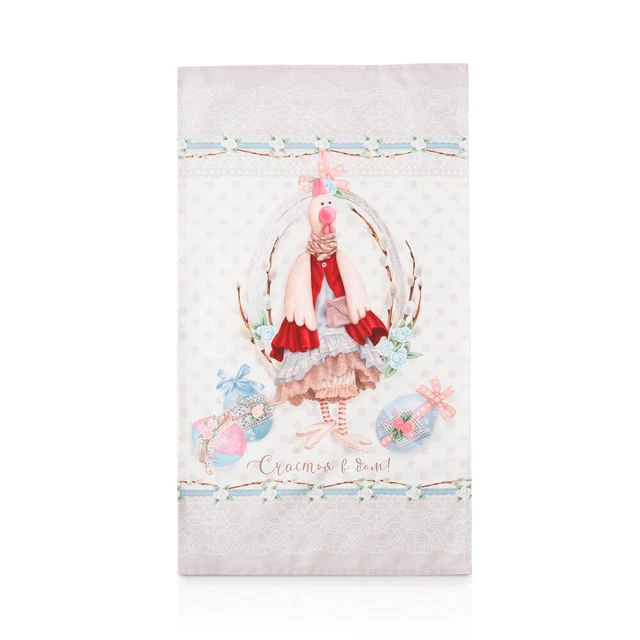Geschirrtuch Küchentuch Handtuch Baumwolle 40x73cm Ostern Tilda Einzug Geschenk
