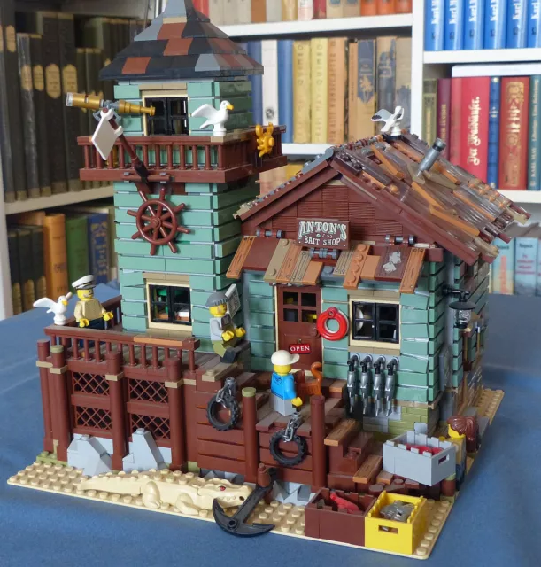 LEGO Ideas (21310): Alter Angelladen (Old Fishing Store) - Top Zustand