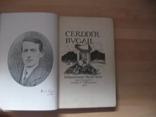 Hedd Wyn Cerddi'r Bugail 1918 1st DJ rare Welsh War poet died Passchendaele WW1