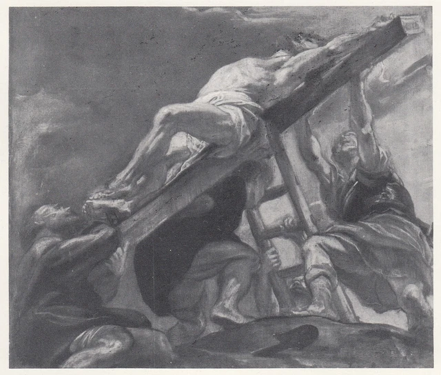 Tableau Impression Sur Toile - Christ En Croix D'après Rubens - Ppr41 - Neuf