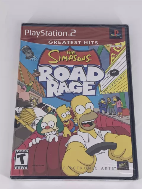 Simpsons Road Rage Greatest Hits (Sony PlayStation 2, 2001) PS2 Factory Sealed