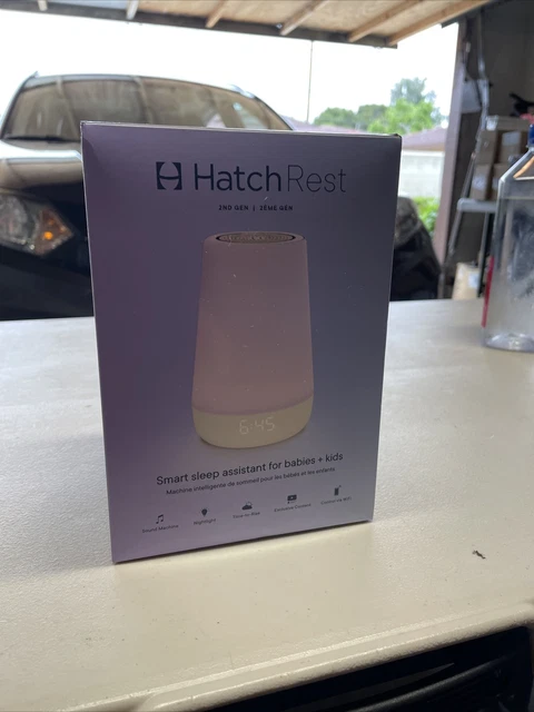 Asistente para dormir todo en uno Hatch Rest 2da generación, máquina de luz nocturna y sonido
