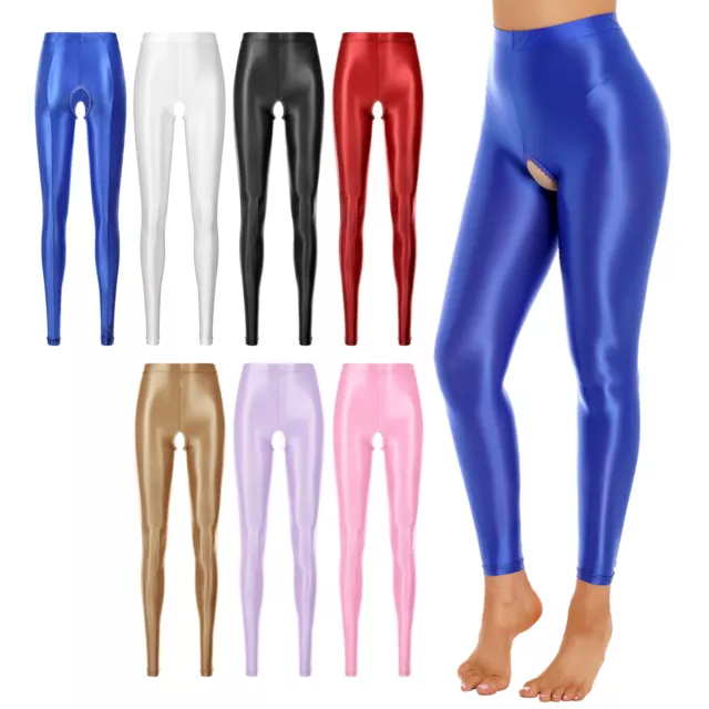 Sexy Lady Sheer Pants Trousers See Through Skinny Bottom Legging Club Wear  Fit