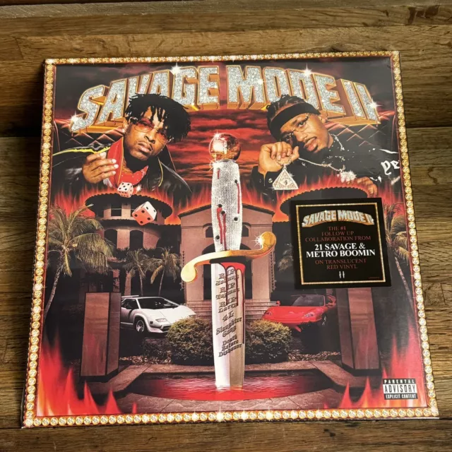 DJ Slim K, 21 Savage & Metro Boomin ‎Savage Mode II Purple Colored Vinyl  2XLP M