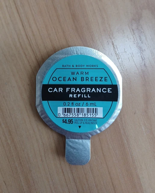 Bath and Body Works Scentportable OCEAN BREEZE Car Fragrance Refill *NEW*