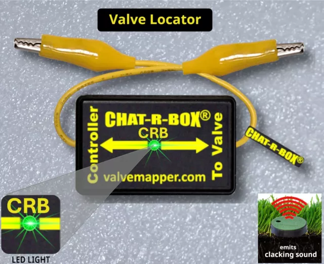 ✅Lawn Valve Locator, the orginal Chat-R-Box®, w/LED power indicator