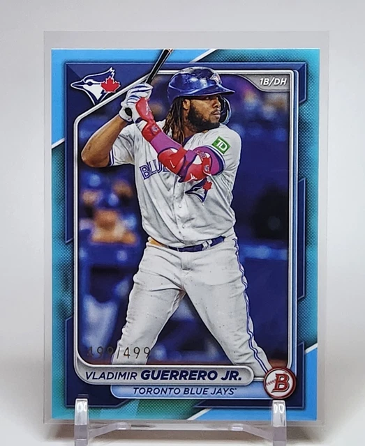 2024 BOWMAN VLADIMIR Guerrero Jr 97 Sky Blue 499/499 Toronto Blue