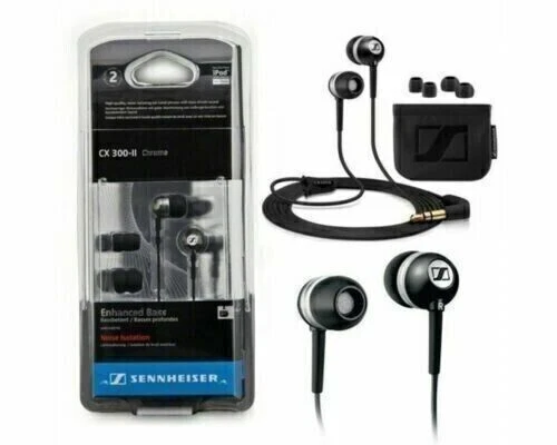 Sennheiser CX300 II CX300-II Precision Bass-Driven In Ear Earphones Headphones Sennheiser CX300 II CX300-II Precision Bass-Driven In Ear Earphones Headphones