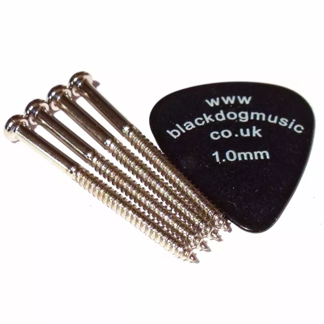 Bass guitar jazz pickup screws in chrome, black or Gold packs of 2,4,8 or 50