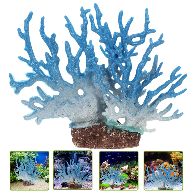 Fish Tank Coral Ornaments Resin Freshwater Aquarium Simulated Decorations Small